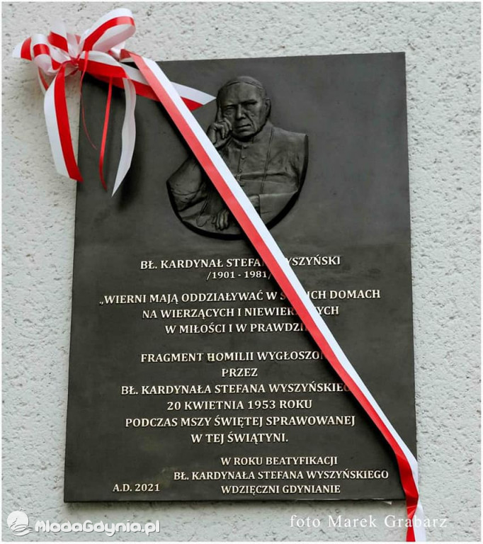 Gdynia - wprowadzenie relikwii bł. Kardynała Stefana Wyszyńskiego