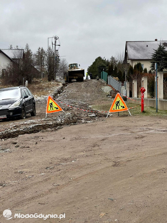 Kiełpino - zalana ul. Konopnickiej