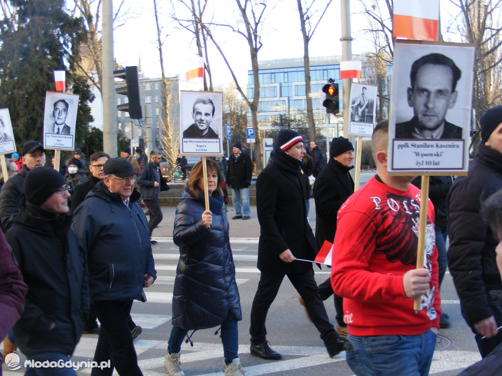 IX Gdyński Marsz  Pamięci Żołnierzy Wyklętych 27.02.2022