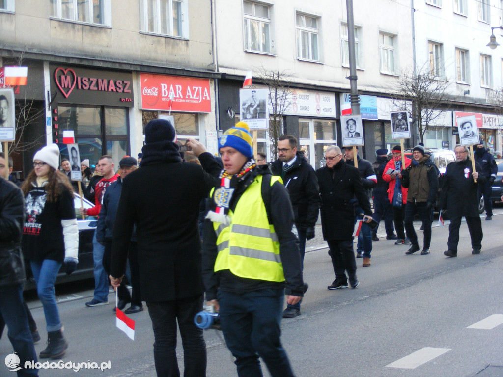 IX Gdyński Marsz  Pamięci Żołnierzy Wyklętych 27.02.2022