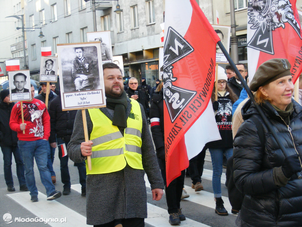 IX Gdyński Marsz  Pamięci Żołnierzy Wyklętych 27.02.2022