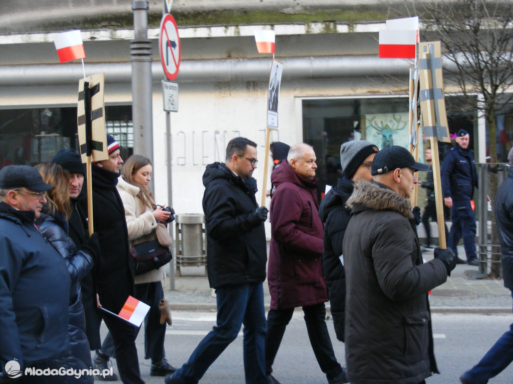 IX Gdyński Marsz  Pamięci Żołnierzy Wyklętych 27.02.2022