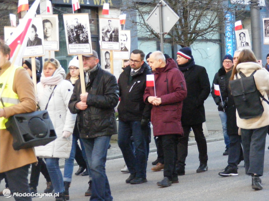 IX Gdyński Marsz  Pamięci Żołnierzy Wyklętych 27.02.2022