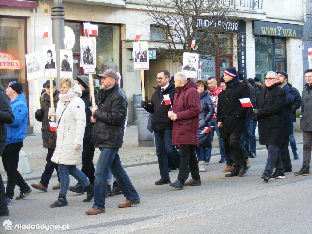 IX Gdyński Marsz  Pamięci Żołnierzy Wyklętych 27.02.2022