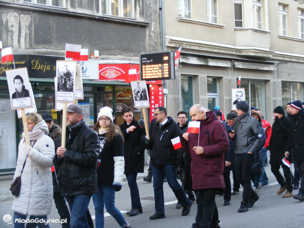 IX Gdyński Marsz  Pamięci Żołnierzy Wyklętych 27.02.2022