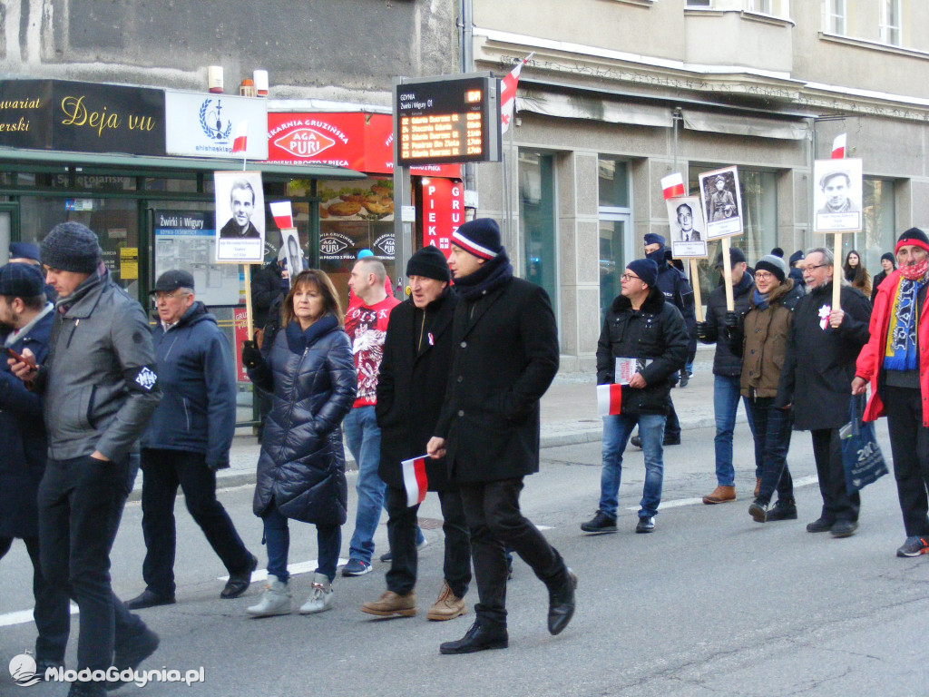 IX Gdyński Marsz  Pamięci Żołnierzy Wyklętych 27.02.2022