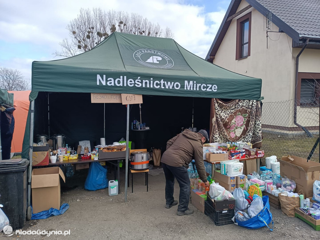 Brygada Inki pojechała po uchodźców i zawiozła dary
