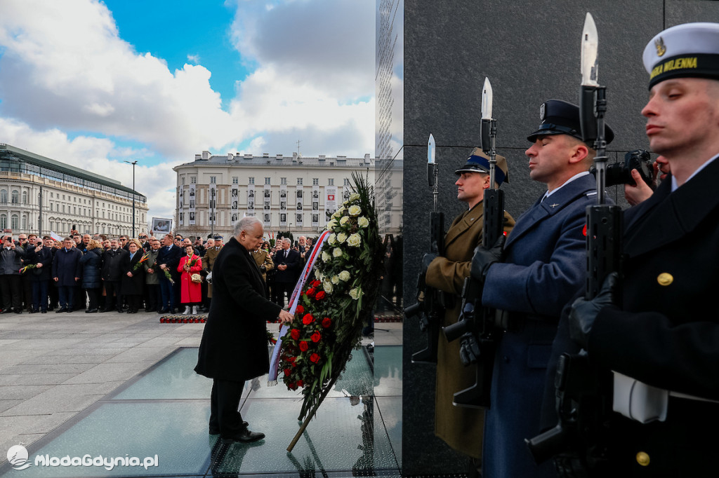 Uroczystości smoleńskie w Warszawie z udziałem Małgorzaty Zwiercan - Koemdanta Głównego OHP10.04.2022