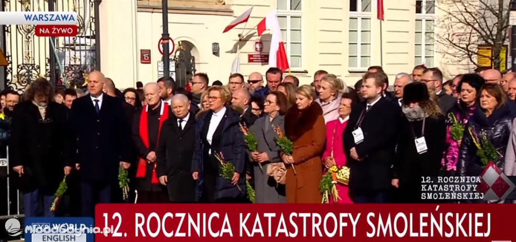 Uroczystości smoleńskie w Warszawie z udziałem Małgorzaty Zwiercan - Koemdanta Głównego OHP10.04.2022