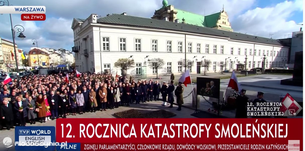 Uroczystości smoleńskie w Warszawie z udziałem Małgorzaty Zwiercan - Koemdanta Głównego OHP10.04.2022