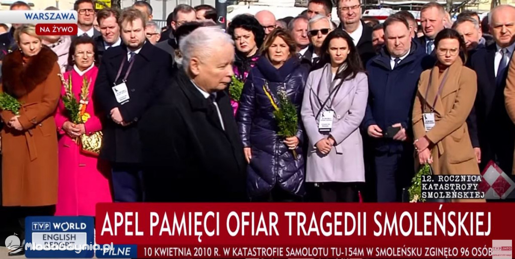 Uroczystości smoleńskie w Warszawie z udziałem Małgorzaty Zwiercan - Koemdanta Głównego OHP10.04.2022