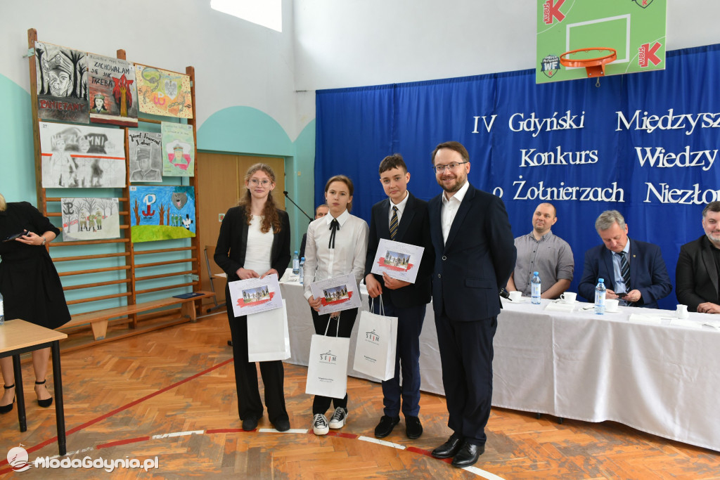 IV Gdyński Międzyszkolny Konkurs o Żołnierzach Niezłomnych