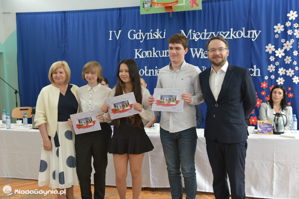 IV Gdyński Międzyszkolny Konkurs o Żołnierzach Niezłomnych