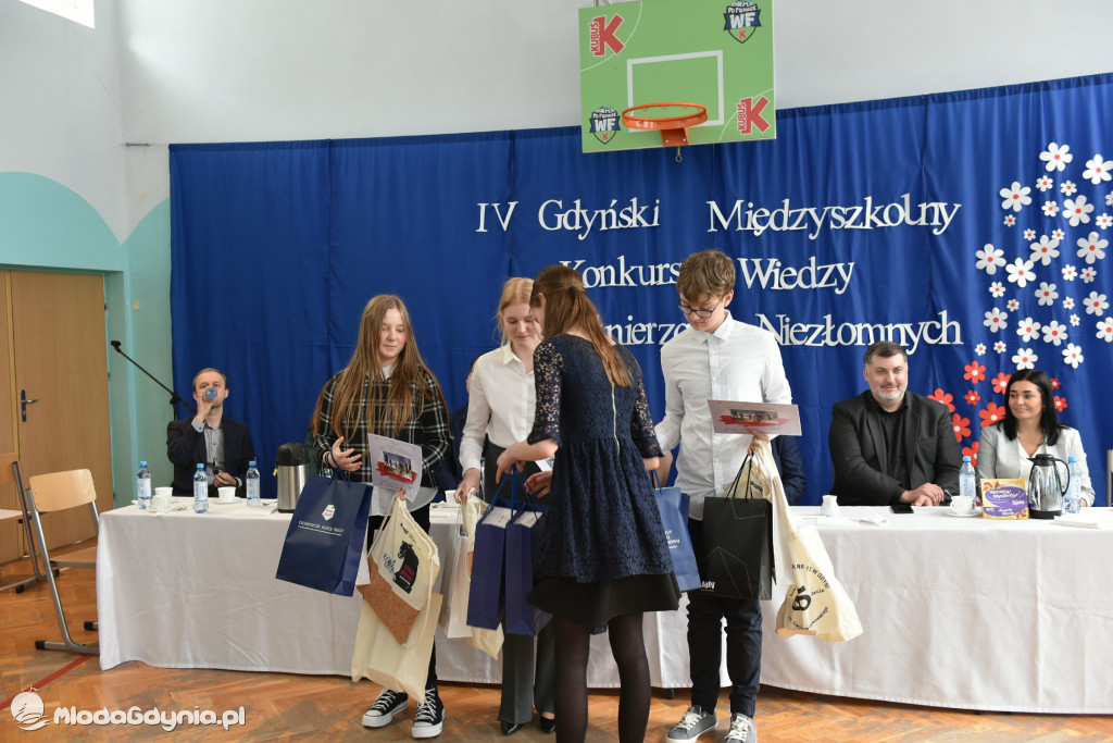 IV Gdyński Międzyszkolny Konkurs o Żołnierzach Niezłomnych