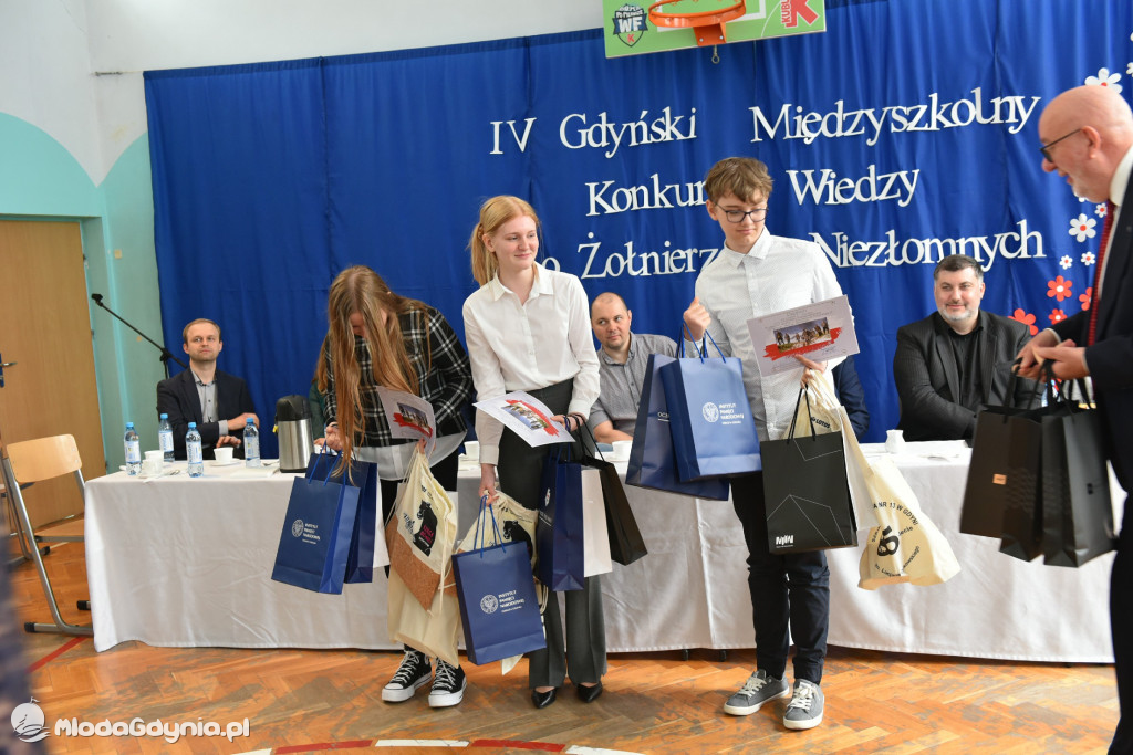 IV Gdyński Międzyszkolny Konkurs o Żołnierzach Niezłomnych