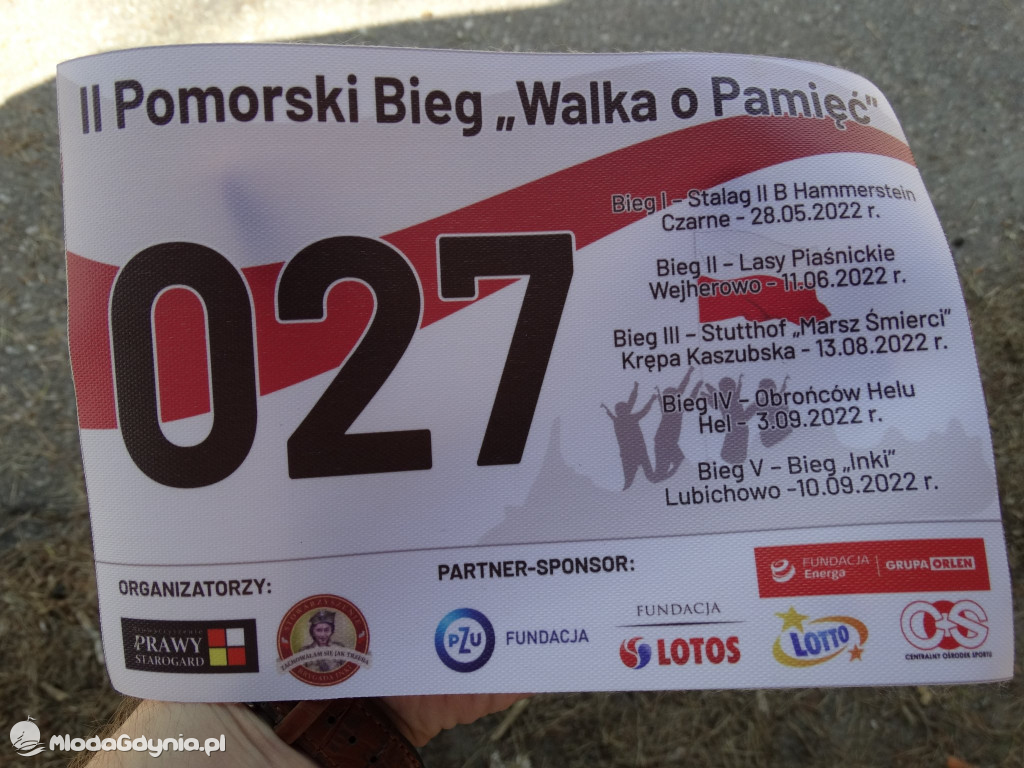 II Pomorski Bieg Walki o Pamięć - Lasy Piaśnickie 11.06.2022