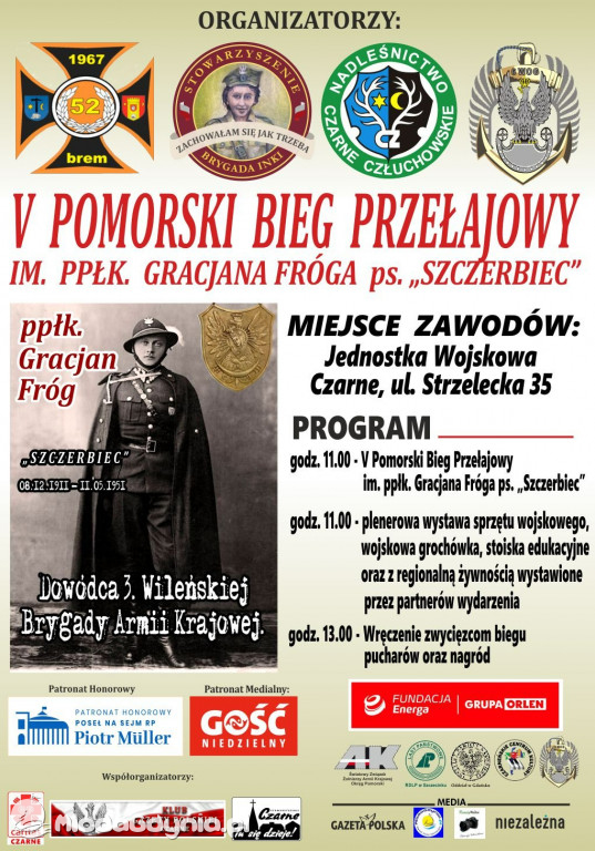 V Pomorski Bieg im. Gracjana Fróga Szczerbca - 17.09.2022 Czarne
