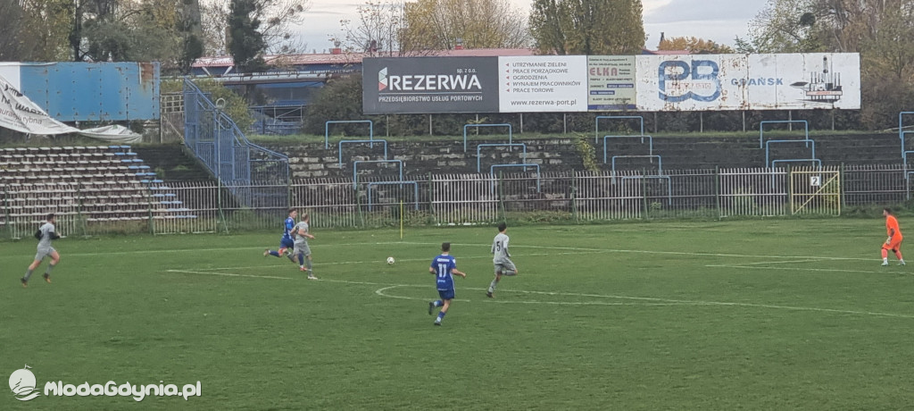 Stoczniowiec Gdańsk - Bałtyk II Gdynia 1:1 05.11.2022