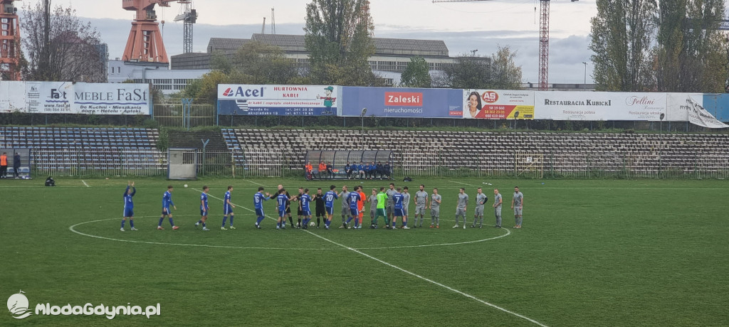 Stoczniowiec Gdańsk - Bałtyk II Gdynia 1:1 05.11.2022