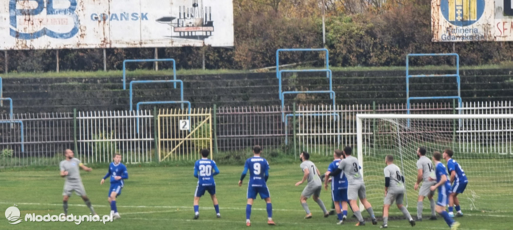 Stoczniowiec Gdańsk - Bałtyk II Gdynia 1:1 05.11.2022