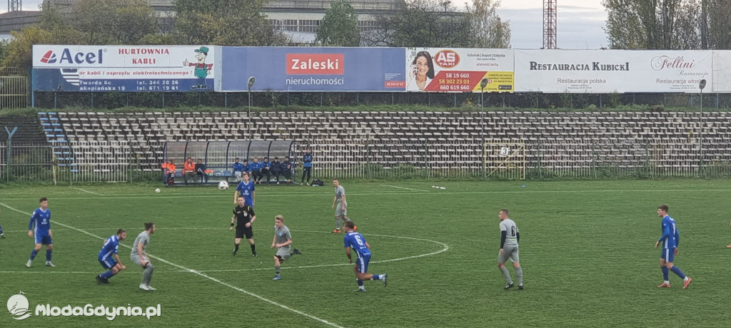 Stoczniowiec Gdańsk - Bałtyk II Gdynia 1:1 05.11.2022