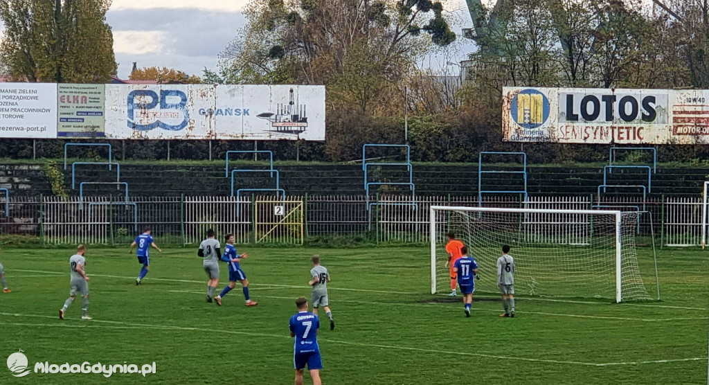 Stoczniowiec Gdańsk - Bałtyk II Gdynia 1:1 05.11.2022