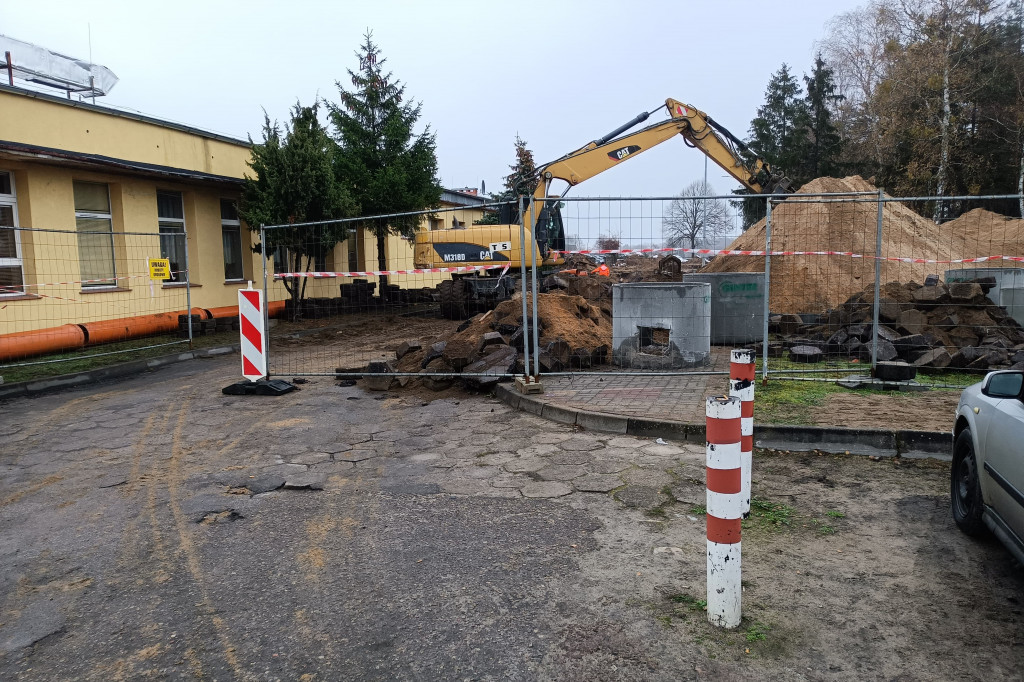 Czarne -  Strzelecka zamknięta, Pomorska w przebudowie