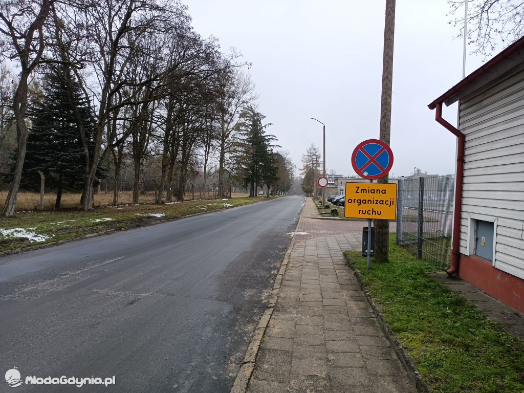Czarne -  Strzelecka zamknięta, Pomorska w przebudowie