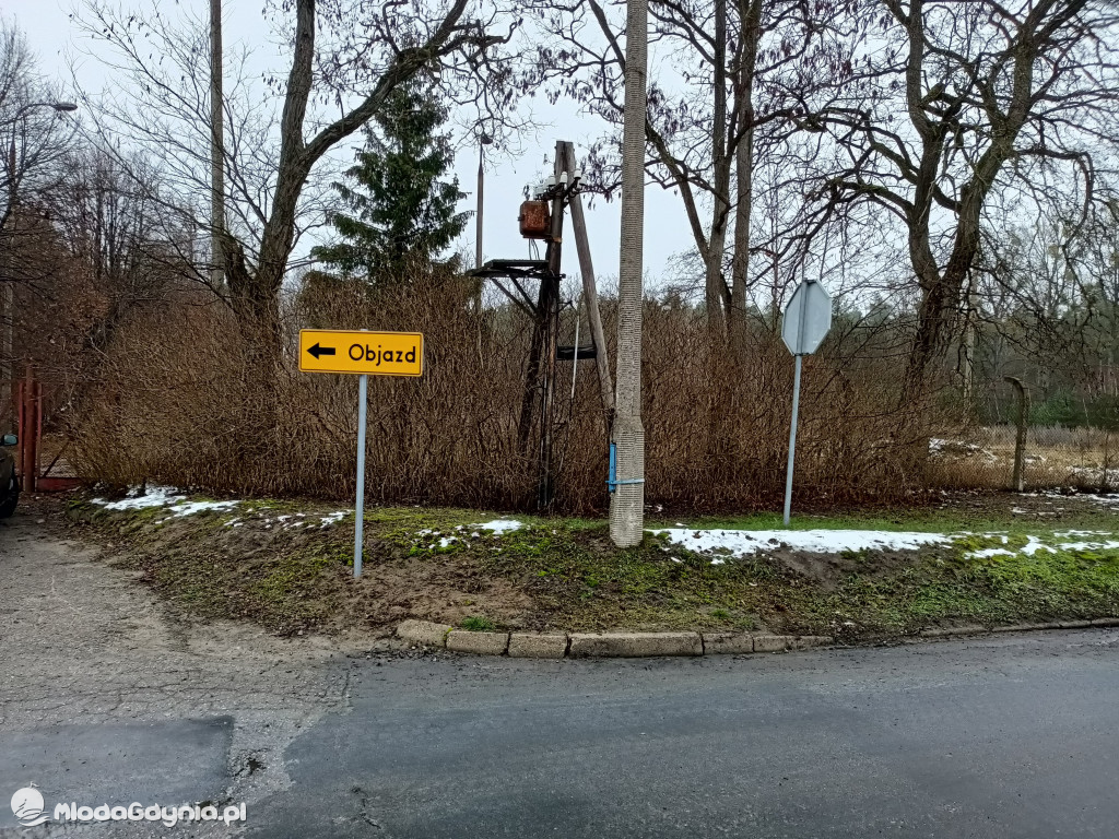 Czarne -  Strzelecka zamknięta, Pomorska w przebudowie
