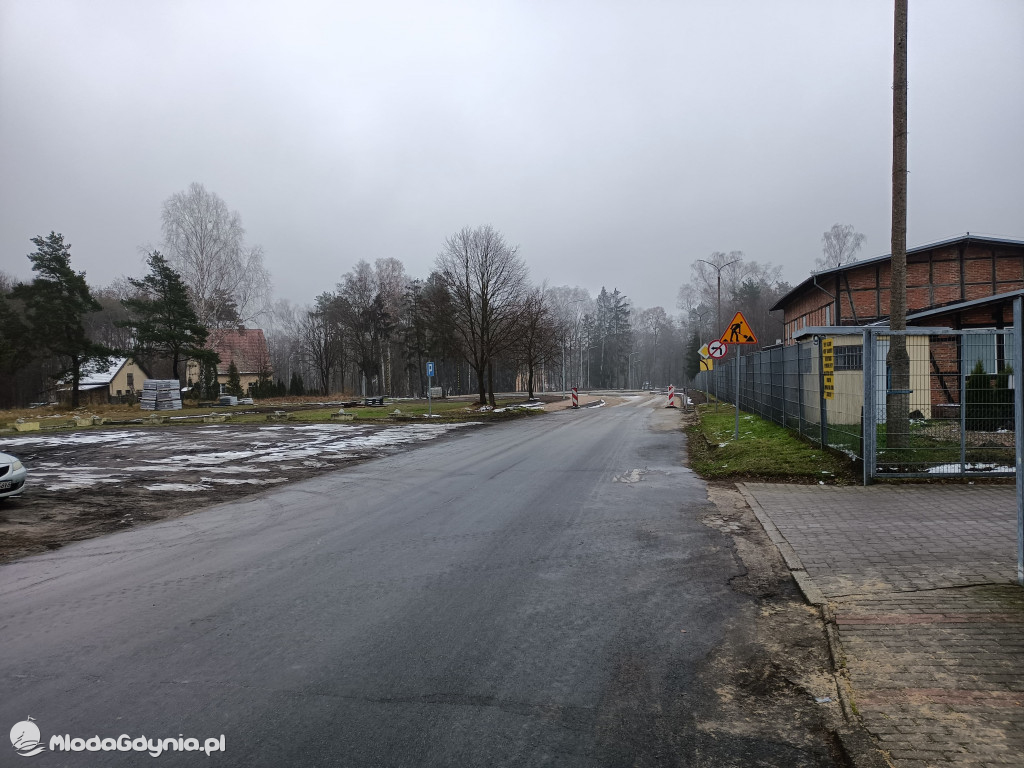 Czarne -  Strzelecka zamknięta, Pomorska w przebudowie