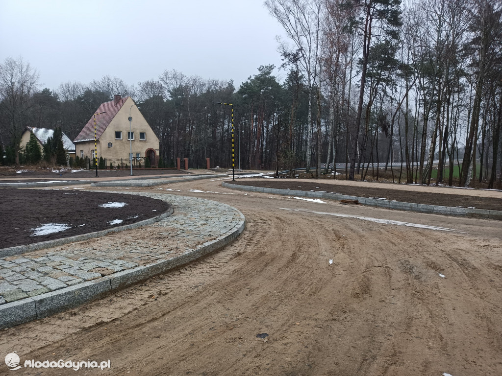 Czarne -  Strzelecka zamknięta, Pomorska w przebudowie