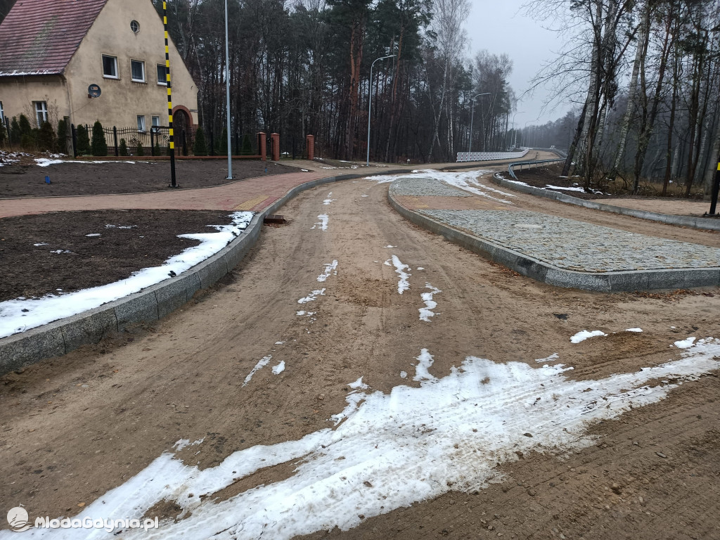 Czarne -  Strzelecka zamknięta, Pomorska w przebudowie