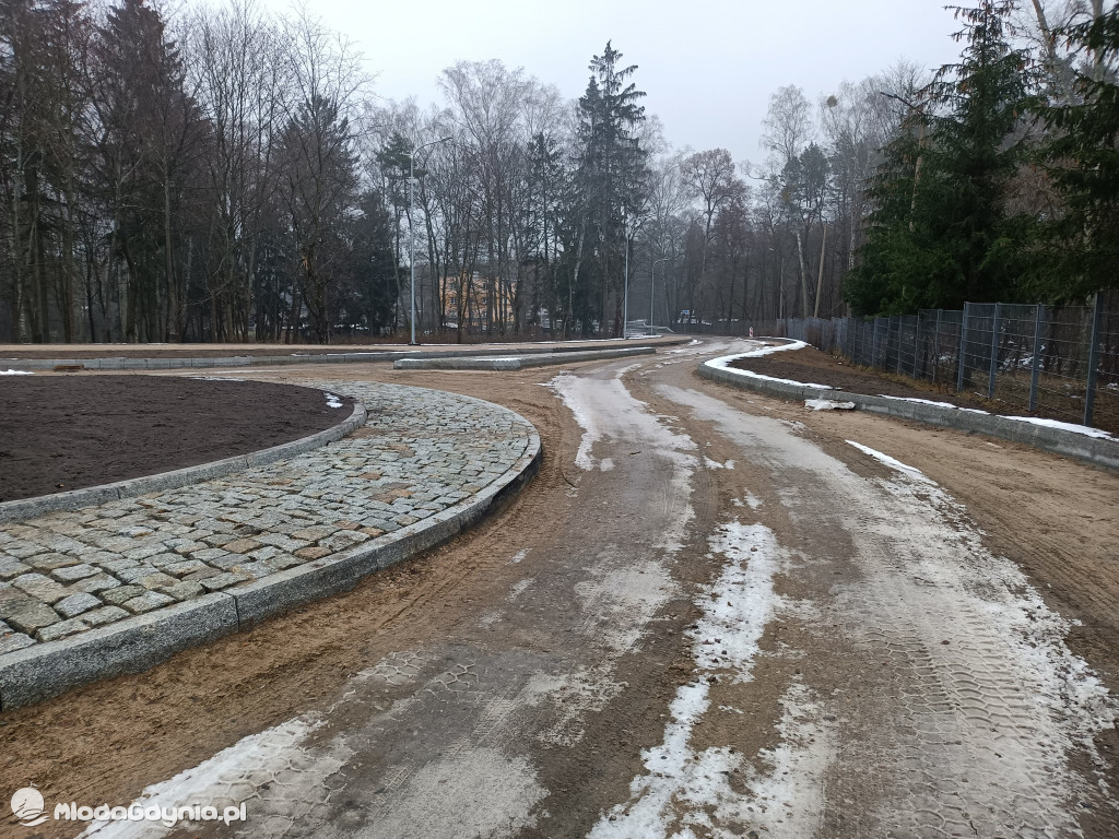 Czarne -  Strzelecka zamknięta, Pomorska w przebudowie