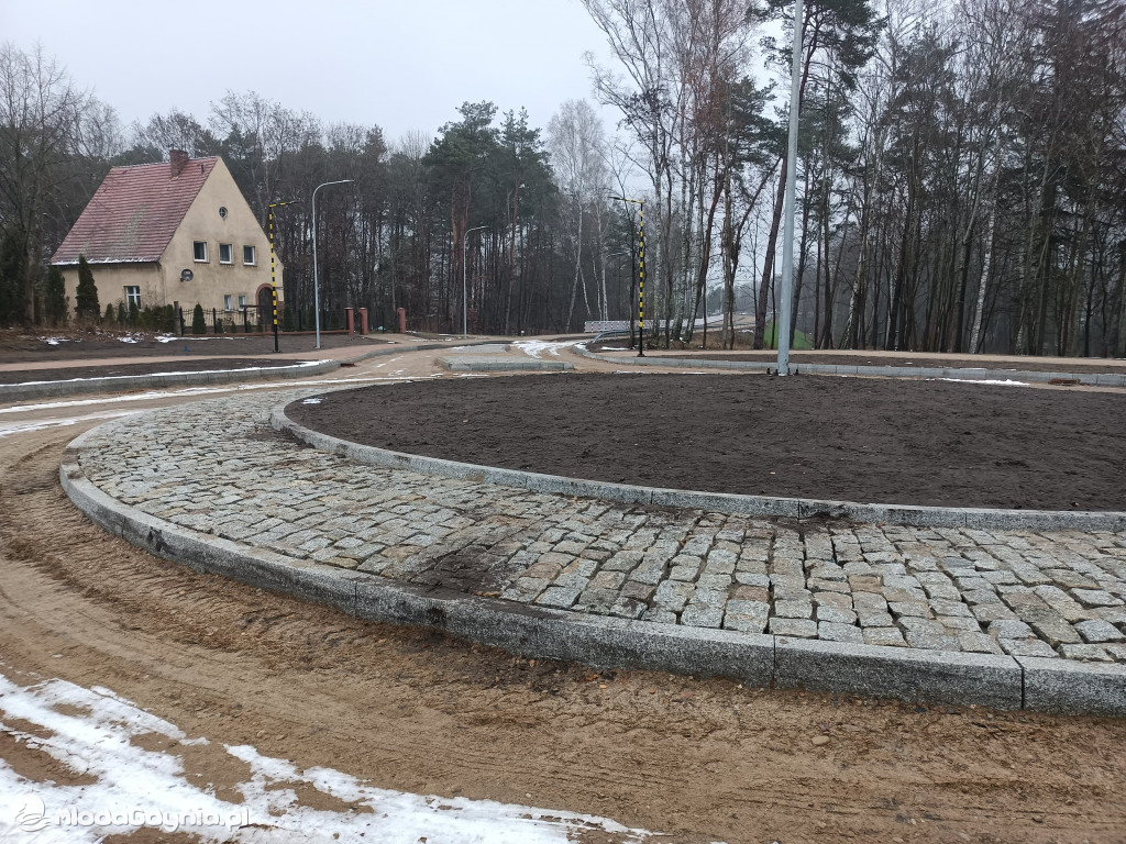 Czarne -  Strzelecka zamknięta, Pomorska w przebudowie