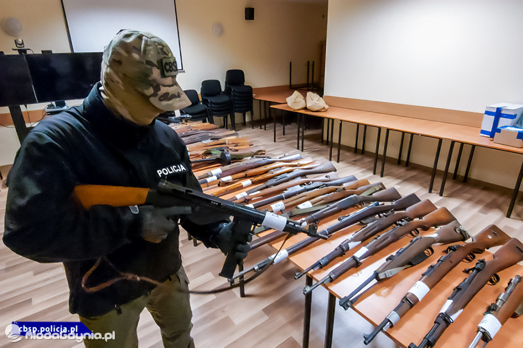 CBŚP - Przejęcie nielegalnej broni
