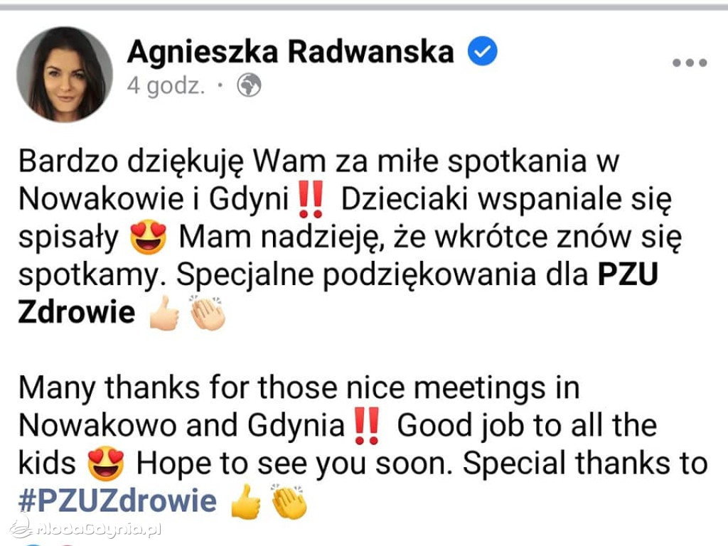 Agnieszka Radwańska w Gdyni