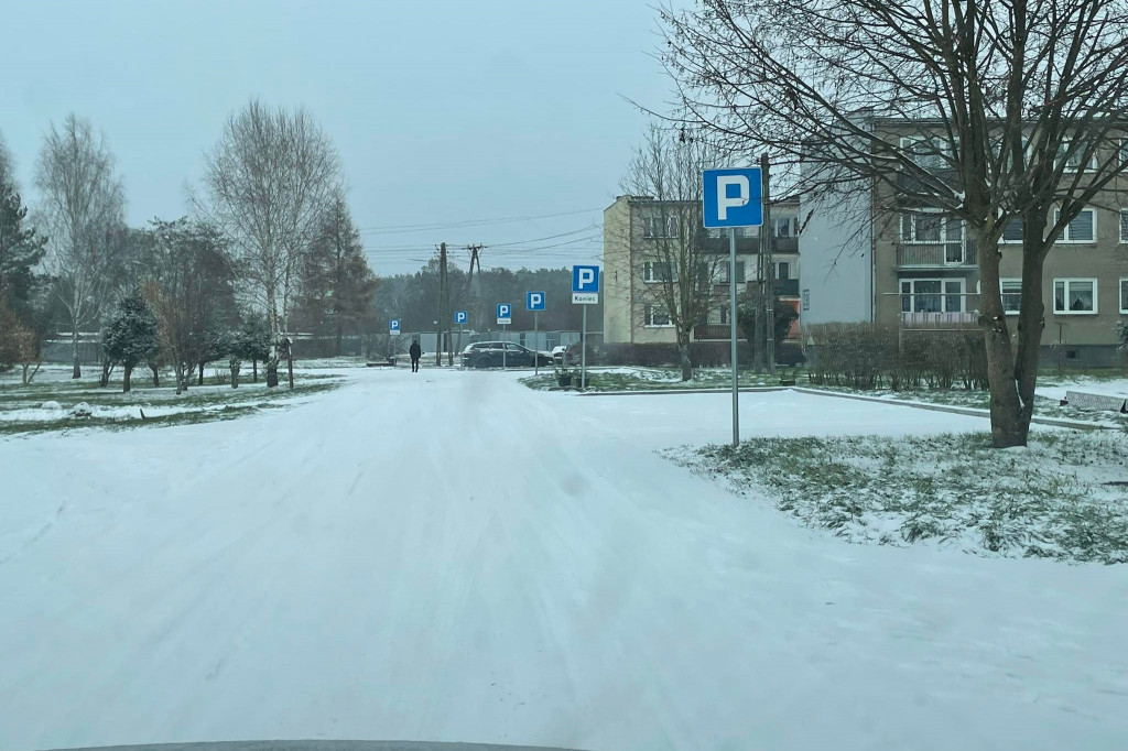 Czarne - zima jak zwykle zaskoczyła drogowców!