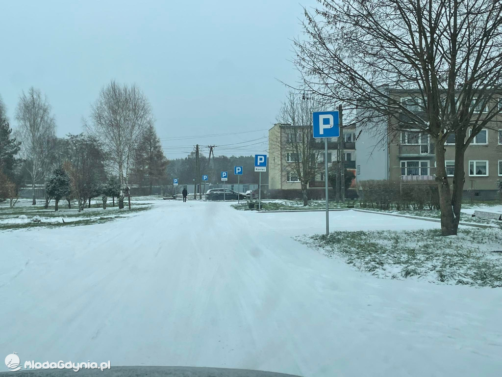 Czarne - zima jak zwykle zaskoczyła drogowców!