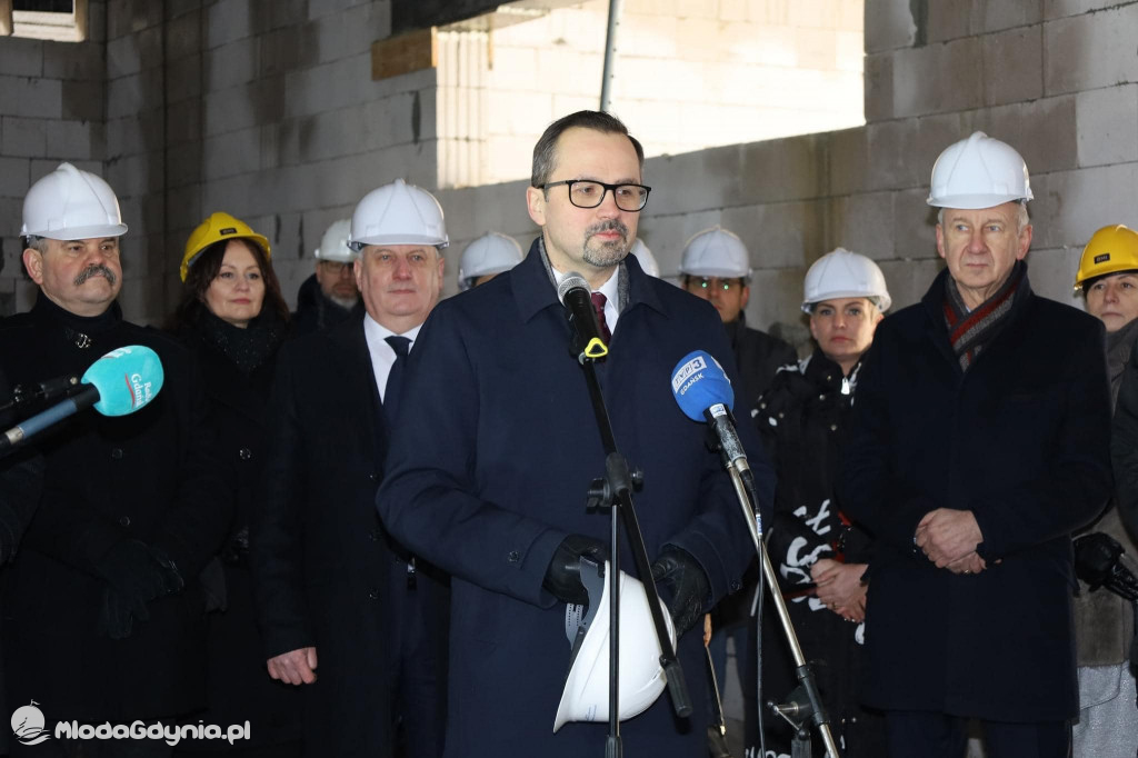 Banino - szkoła podstawowa w budowie 06.02.2023