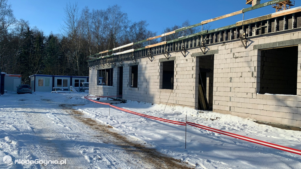 Banino - szkoła podstawowa w budowie 06.02.2023