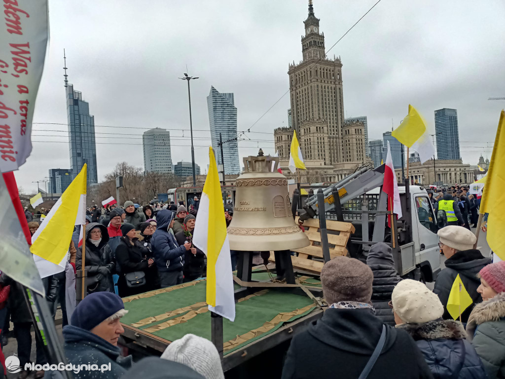 Marsz Papieski - 2 kwietnia 2023 Warszawa - Klub Gazety Polskiej Czarne