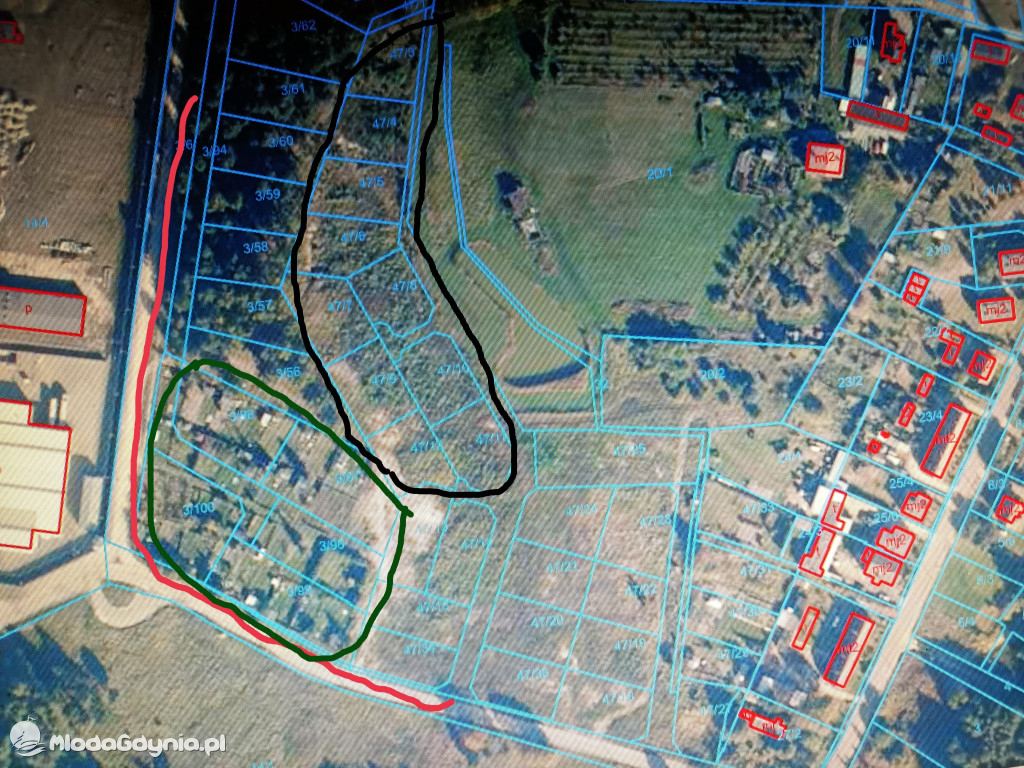 Czarne - działki przy ul. Pomorskiej