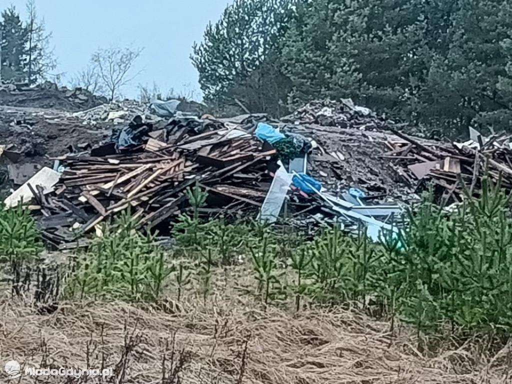 Śmieci pod Nadziejewem
