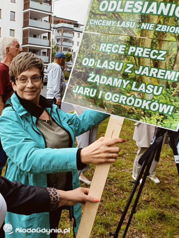 Stop odlesianiom! - protest w Chojnicach. 19 czerwca 2024