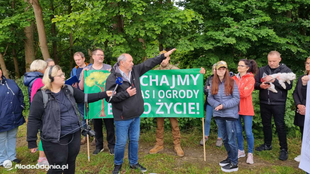 Stop odlesianiom! - protest w Chojnicach. 19 czerwca 2024