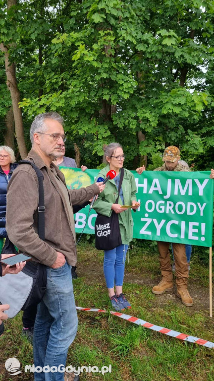 Stop odlesianiom! - protest w Chojnicach. 19 czerwca 2024