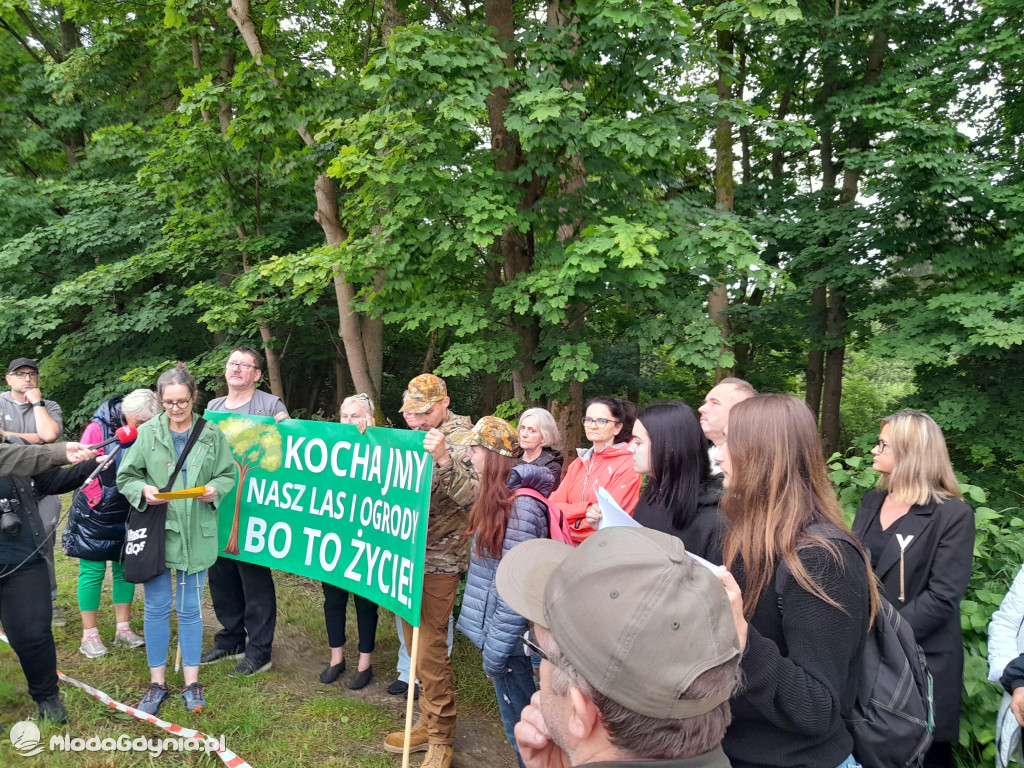 Stop odlesianiom! - protest w Chojnicach. 19 czerwca 2024