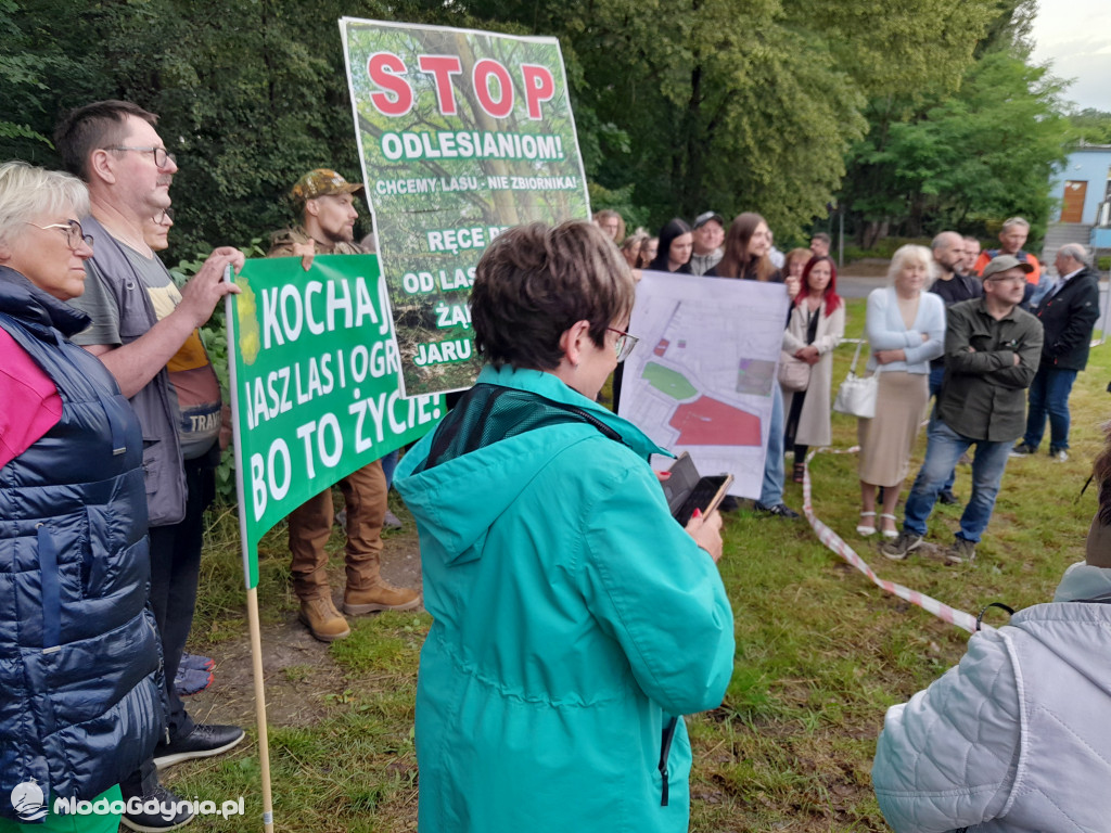 Stop odlesianiom! - protest w Chojnicach. 19 czerwca 2024