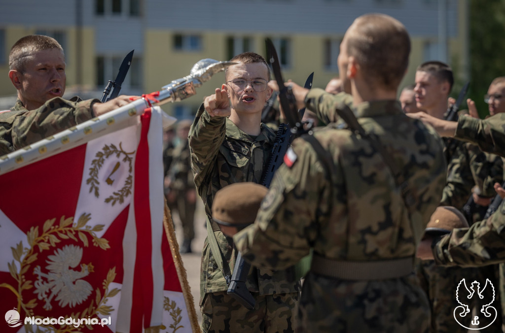 Przysięga Wojskowa terytorialsów w Czarnem