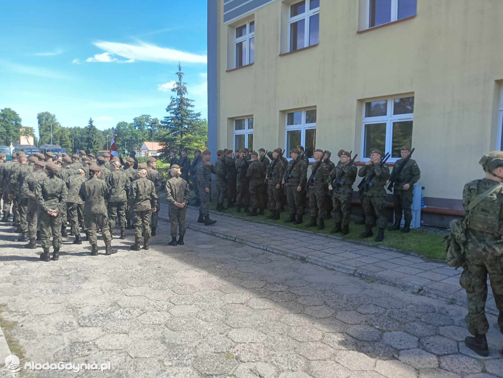 Przysięga Wojskowa terytorialsów w Czarnem